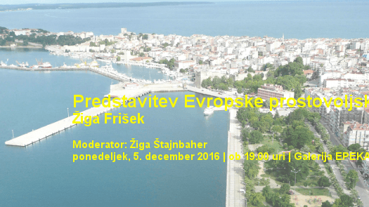 Žiga Frišek – Presentation of the European Voluntary Service