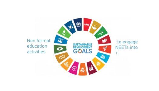 “Dejavnosti neformalnega izobraževanja za vključevanje NEET v cilje trajnostnega razvoja (SDGs)”
