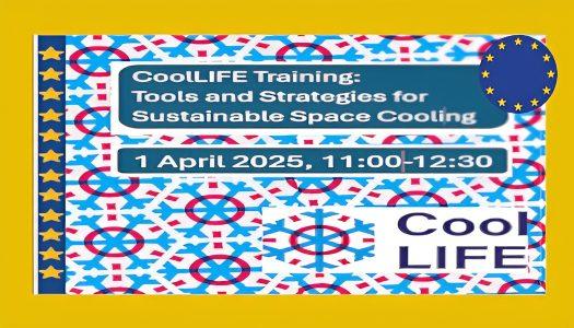 Usposabljanje CoolLIFE: Orodja in strategije za trajnostno hlajenje prostorov