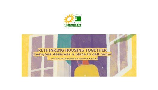 “Skupni ponovni razmislek o stanovanjih – vsak si zasluži kraj, ki mu lahko reče dom”