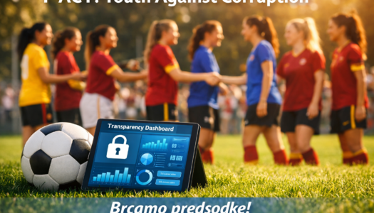 Združeni proti korupciji in predsodkom: Predstavitev projekta Y-ACT na nogometnem turnirju