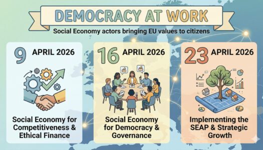 EPEKA na webinarjih “Democracy at Work: Social Economy actors bringing EU values to citizens”